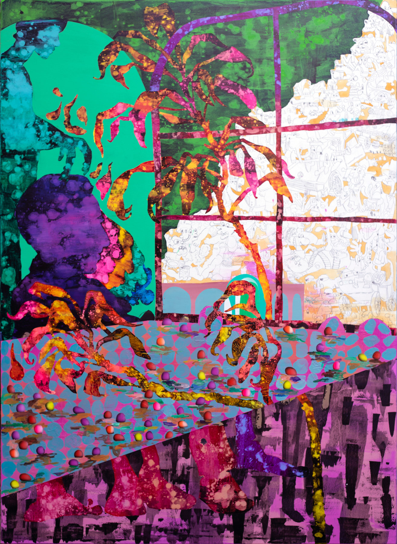 Carlson Hatton Smoking in the Dark, 2021