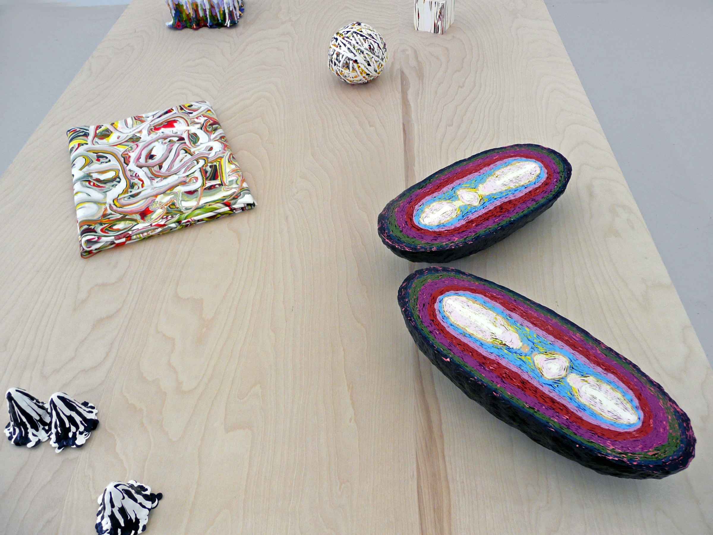Installation View of Margie Livingston: Paint Objects