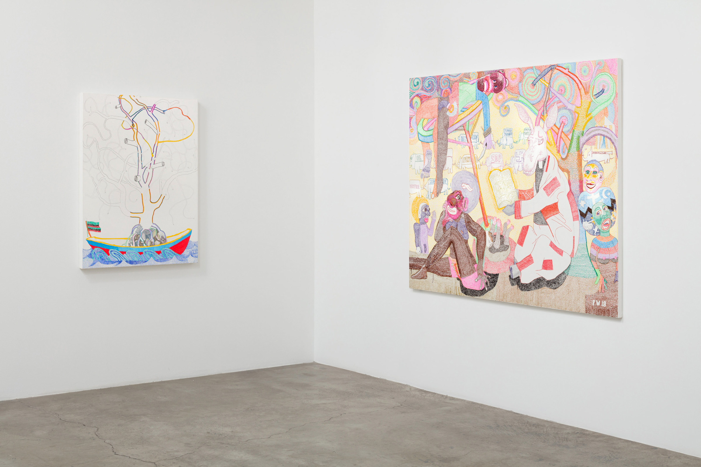 Installation View, Peter Williams: River of Styx