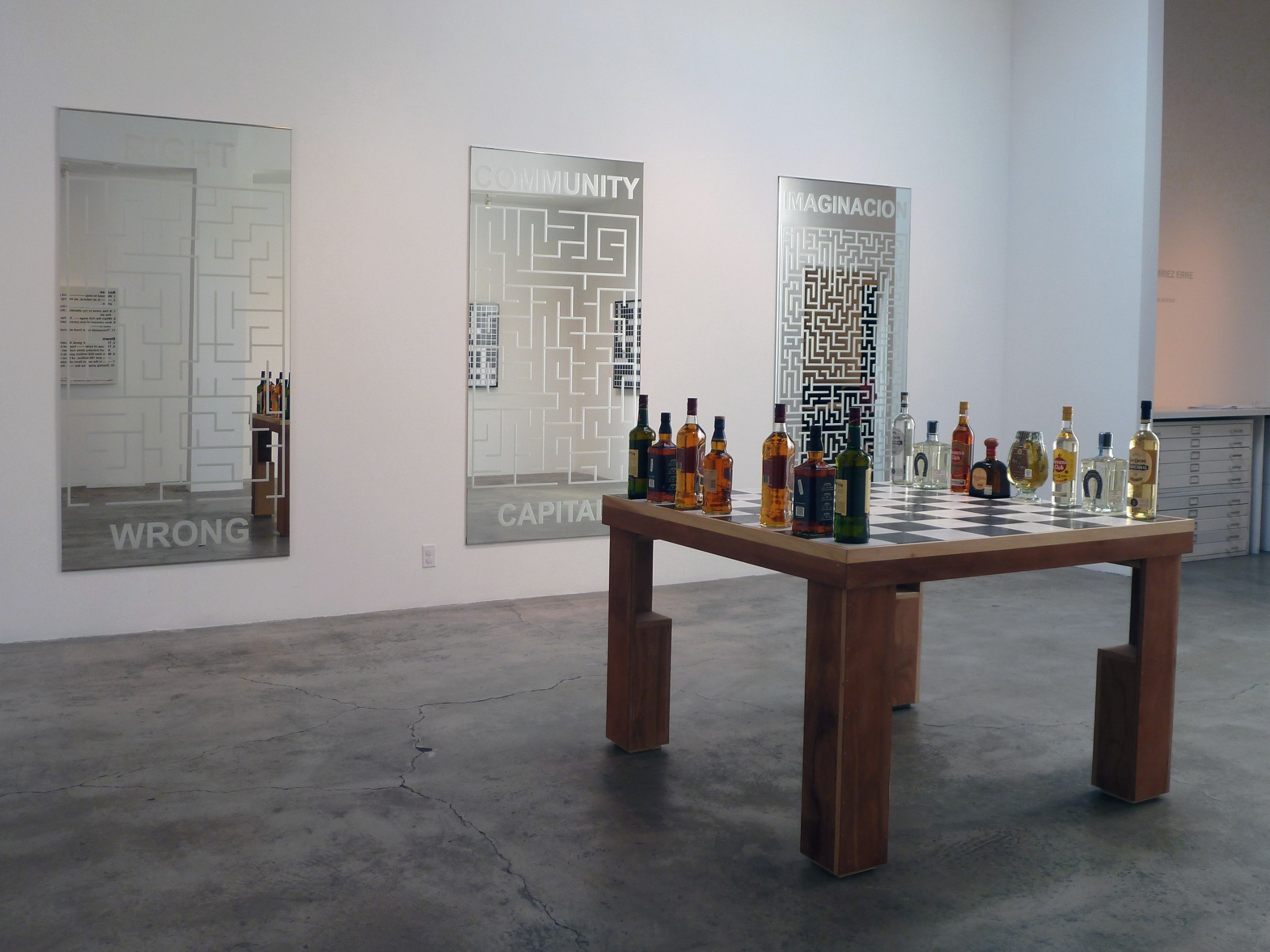 Installation View of Marcos Ram&iacute;rez ERRE: Playing Series Serious
