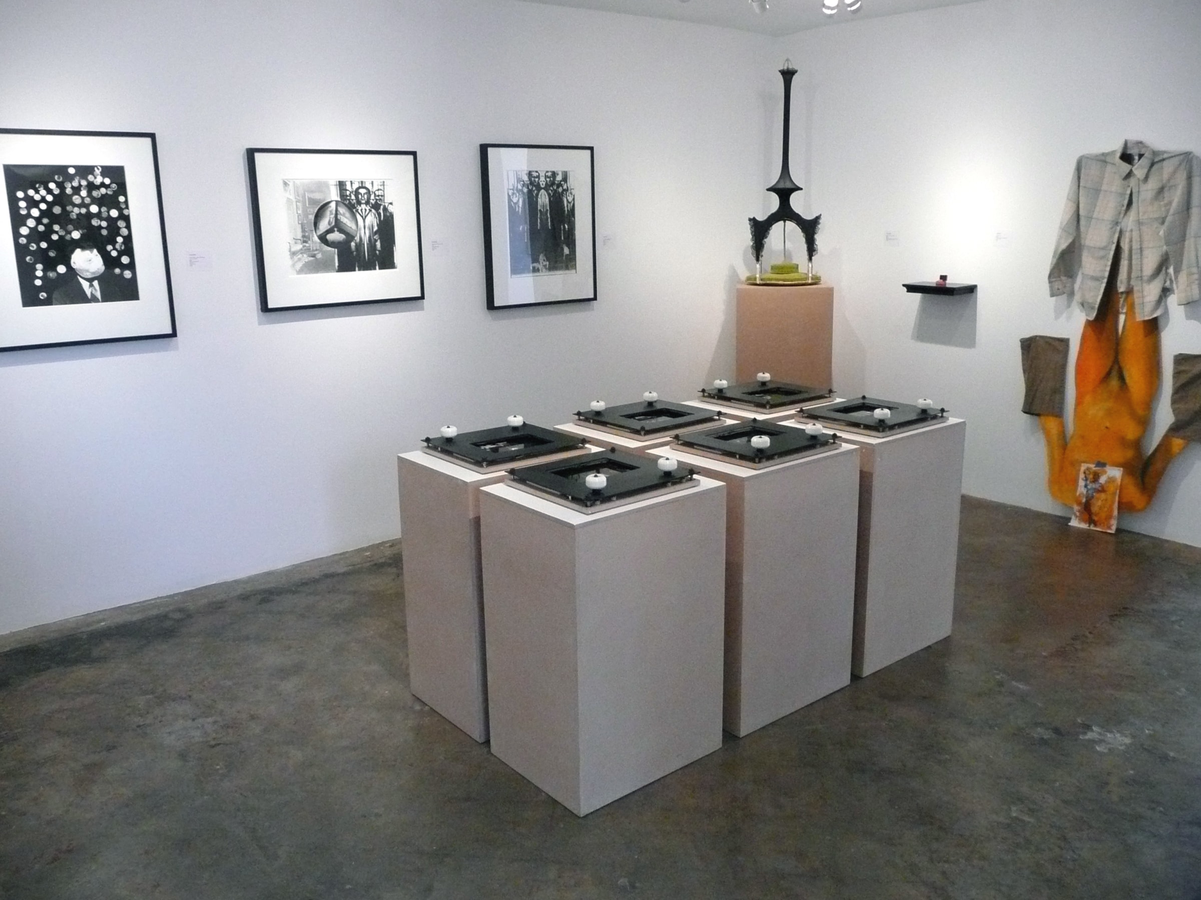Installation View of COCKED! The Possessed Male: Object of Desire
