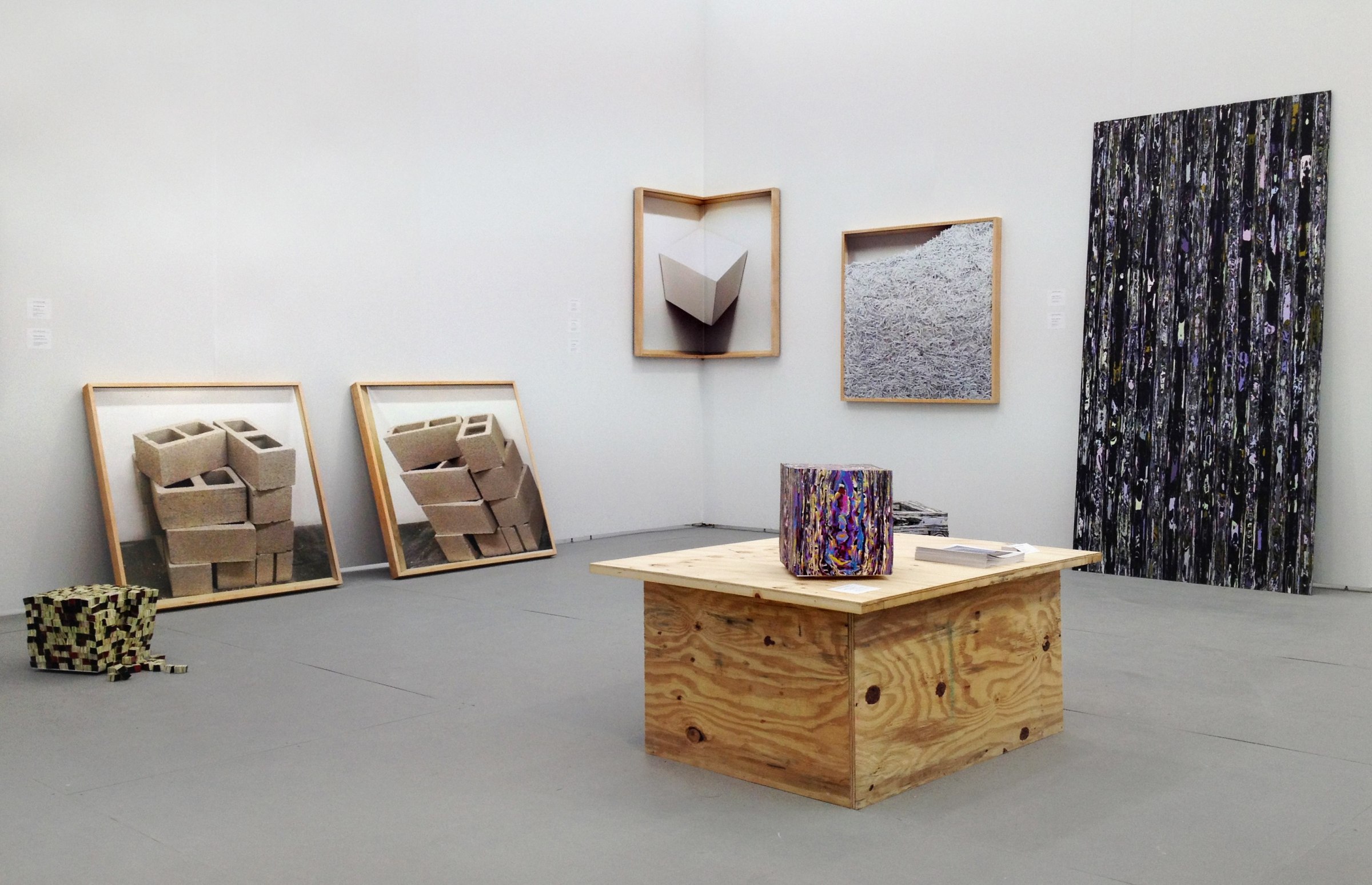 Installation View of Luis De Jesus Los Angeles at UNTITLED Miami 2013 featuring Miyoshi Barosh, Zackary Drucker, Chris Engman, Ken Gonzales-Day,&nbsp;Margie Livingston, and Jason Sherry.