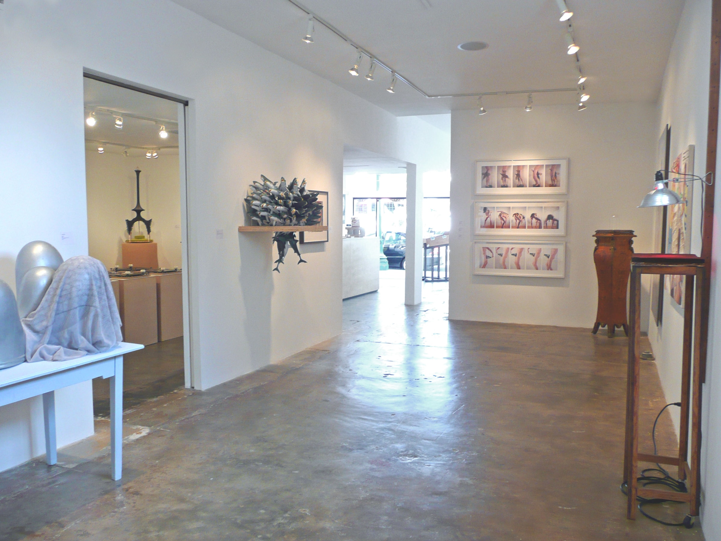 Installation View of COCKED! The Possessed Male: Object of Desire