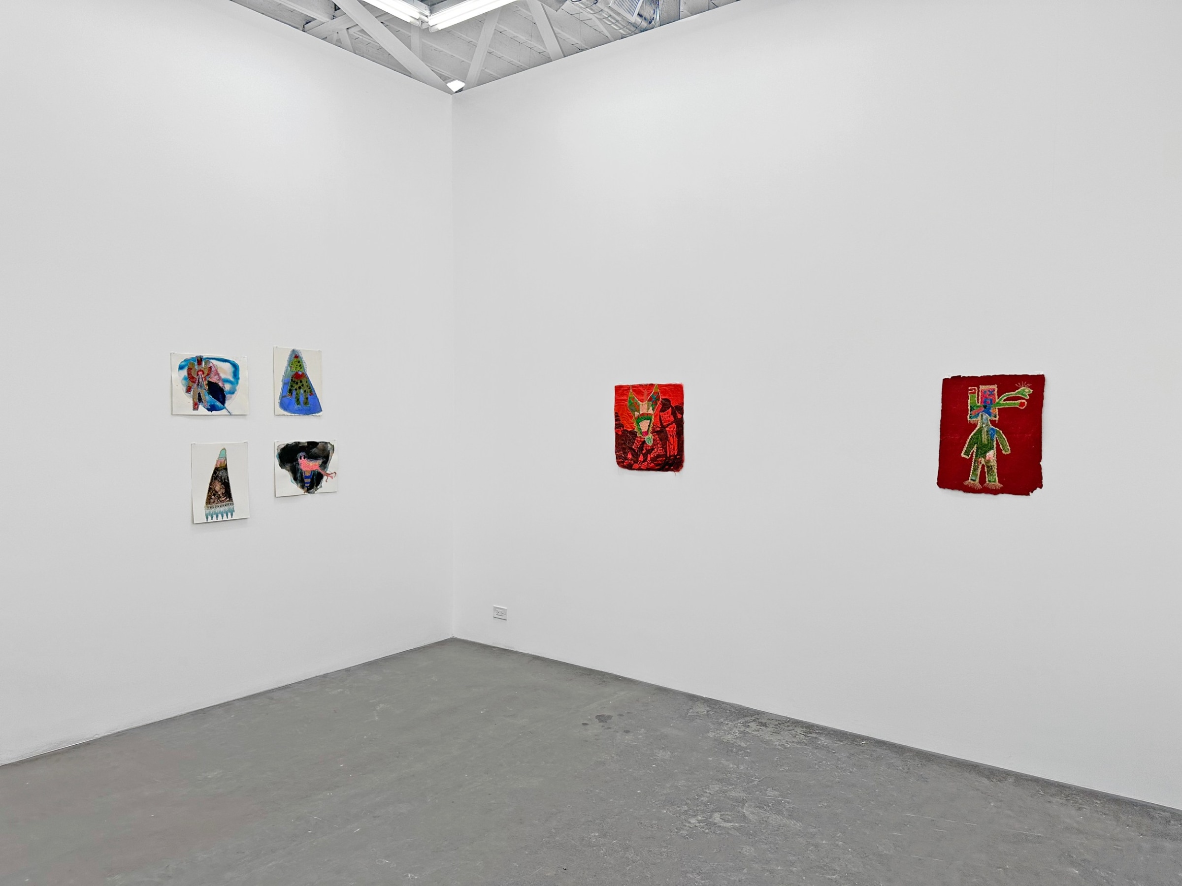 Installation view of GRISELDA ROSAS: Donde pas&oacute; antes (Where it happened before), on view from January 13 to February 17, 2024