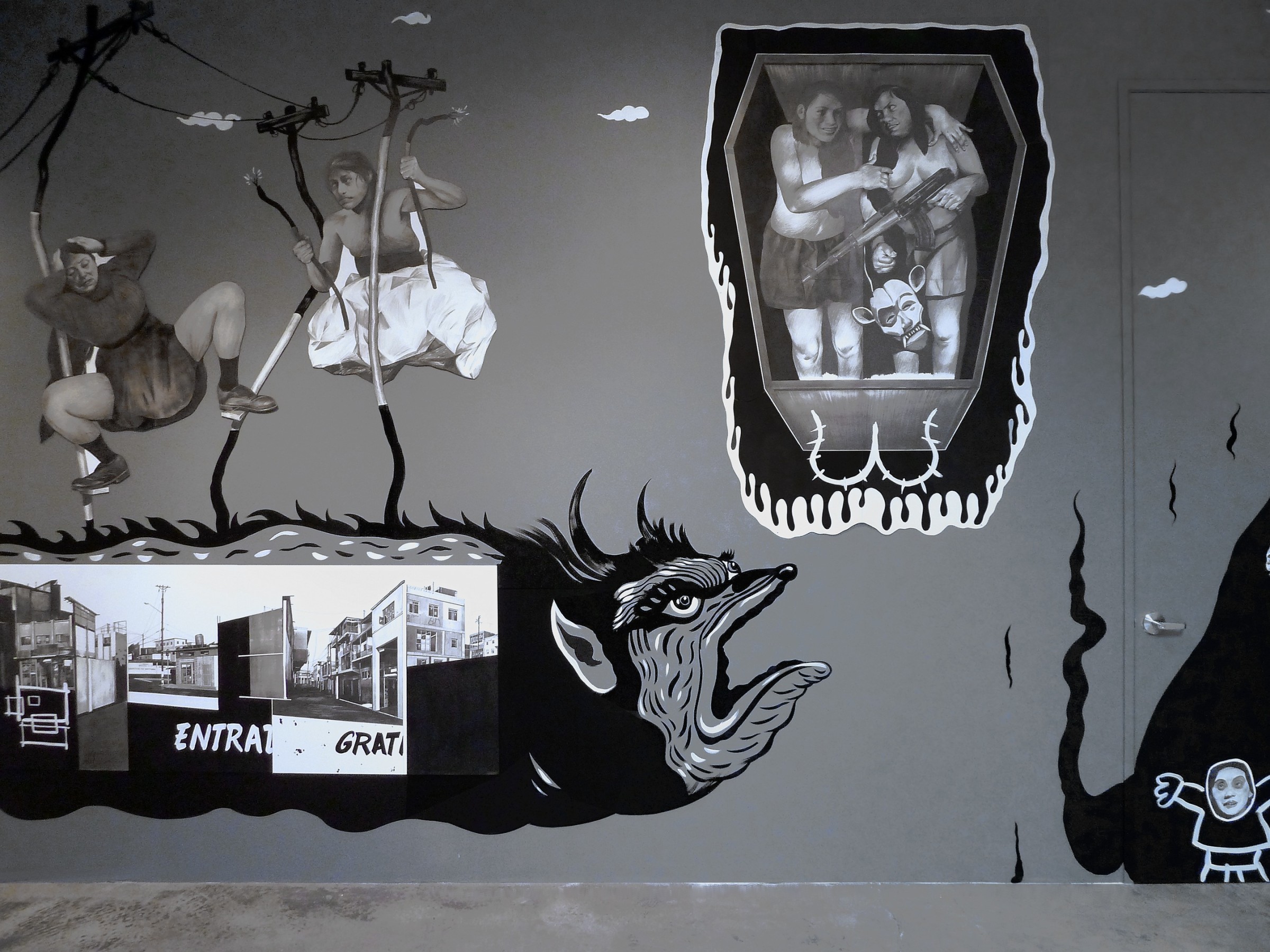 Installation View of Hugo Crosthwaite: Tijuanerias