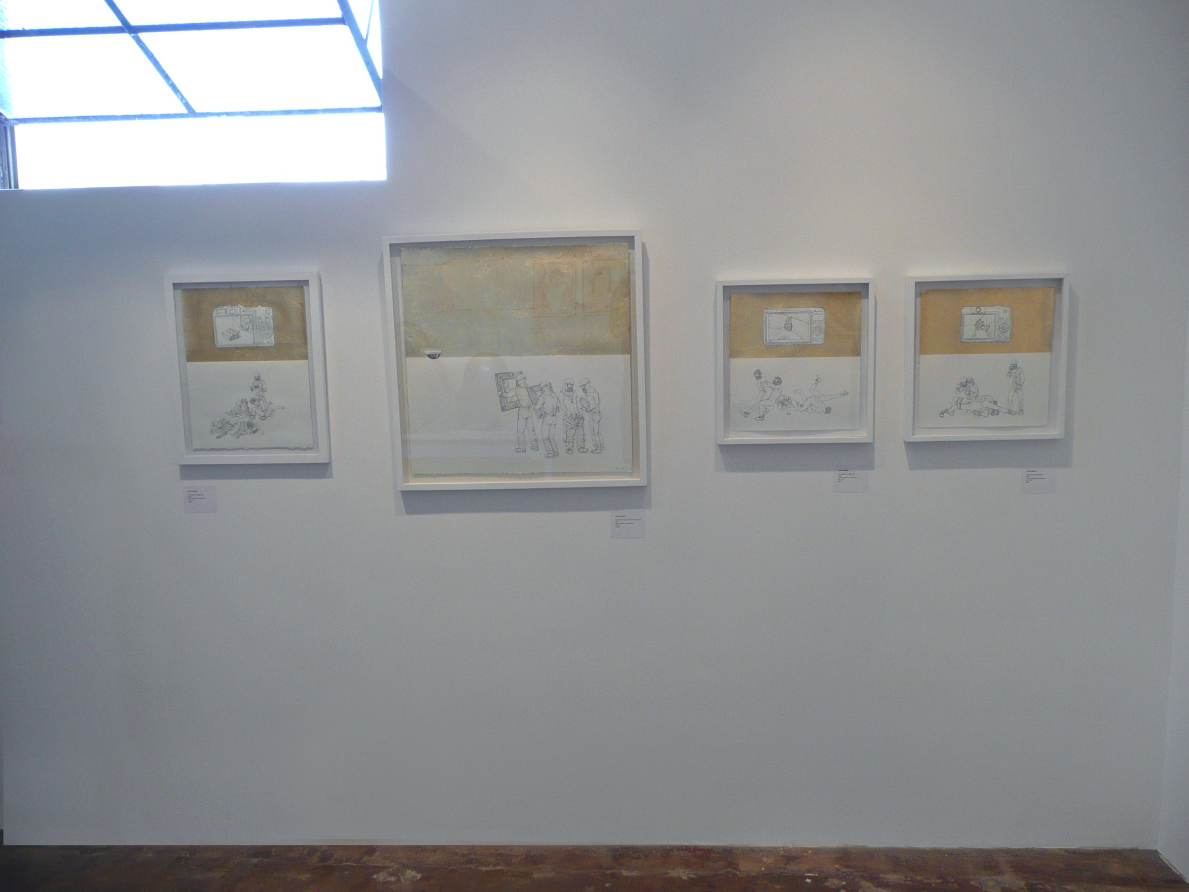 Installation View of COCKED! The Possessed Male: Object of Desire