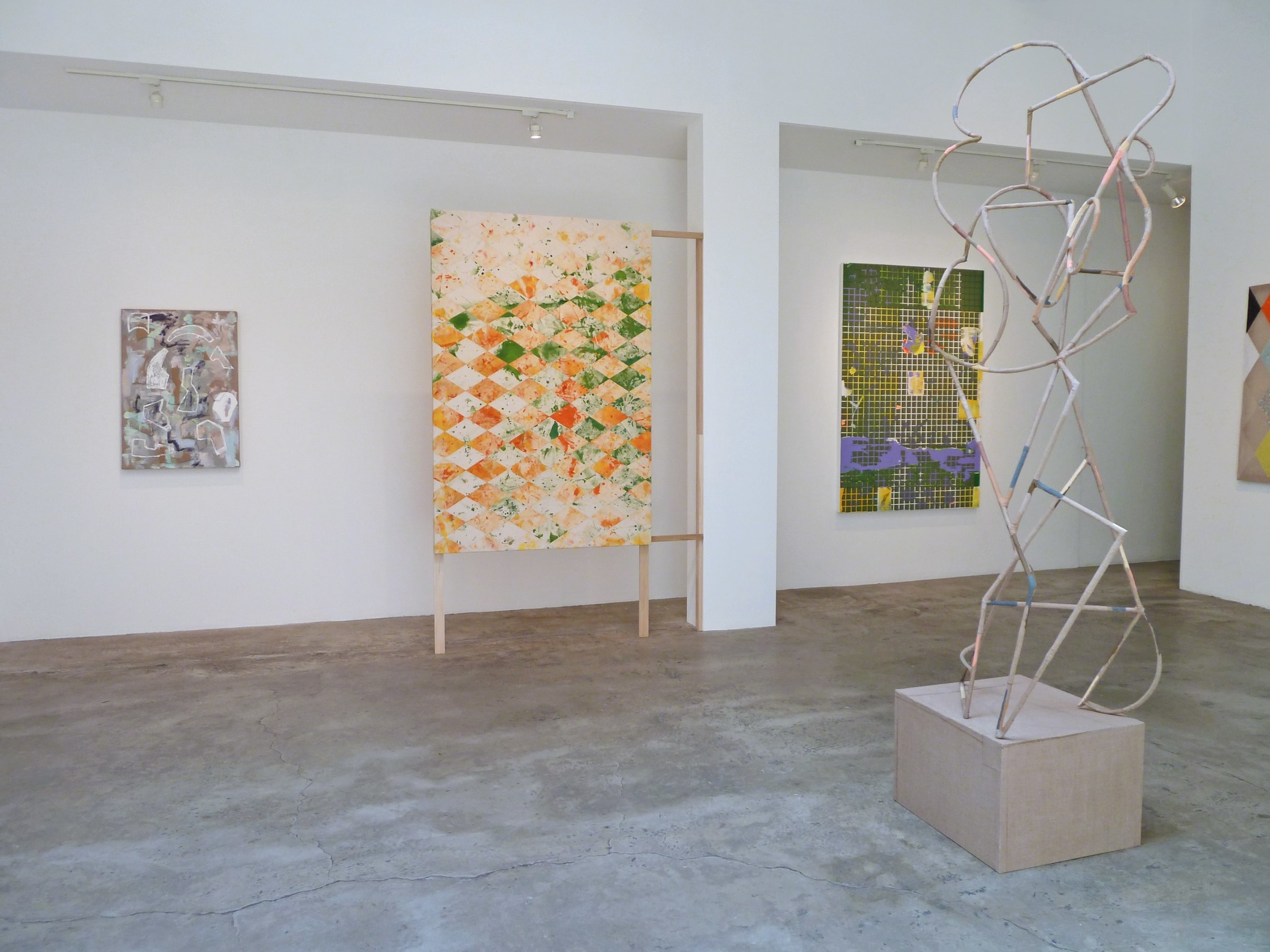 Installation View of Group Show: The Road