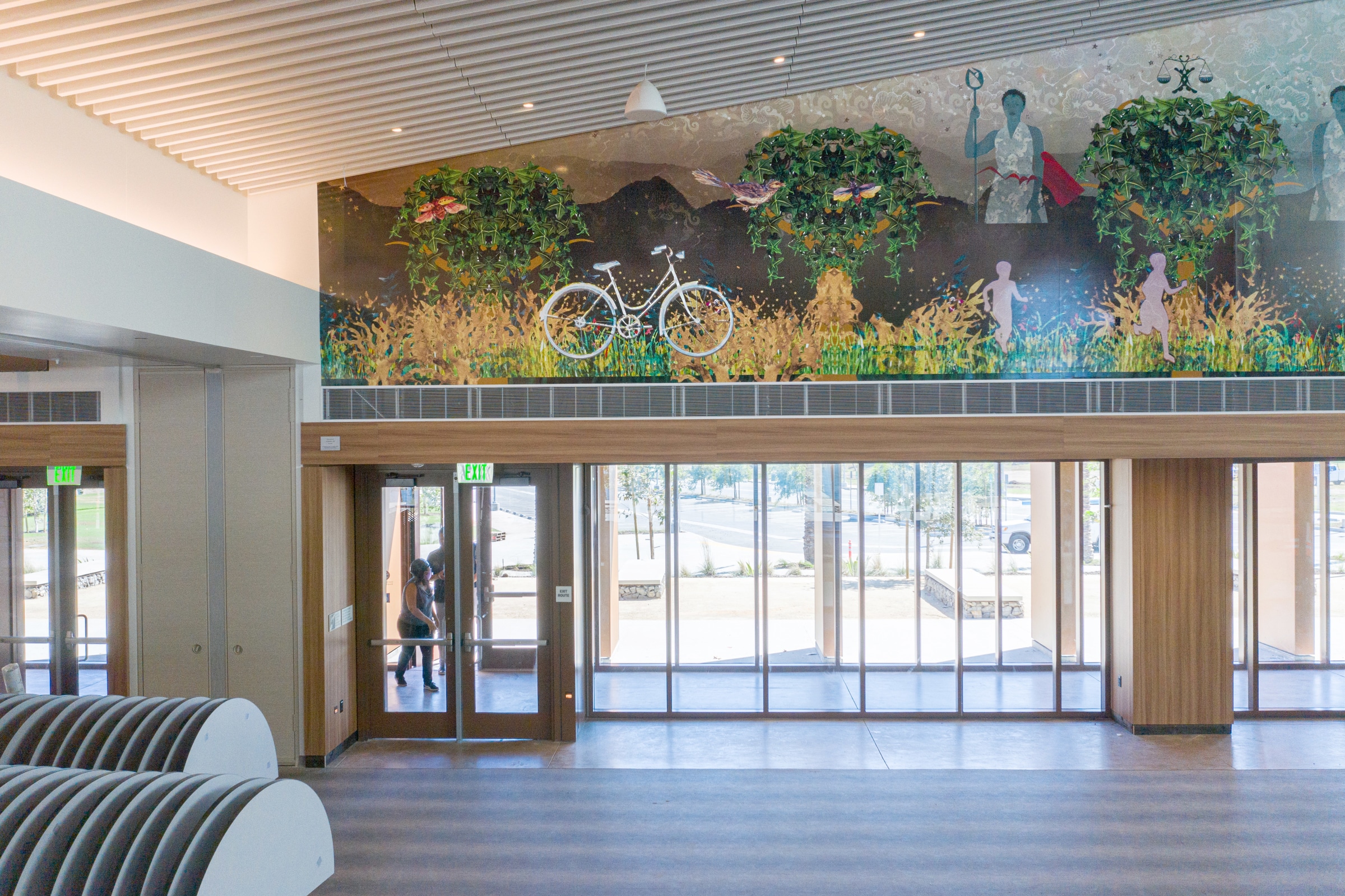 Installation view of The Guardians