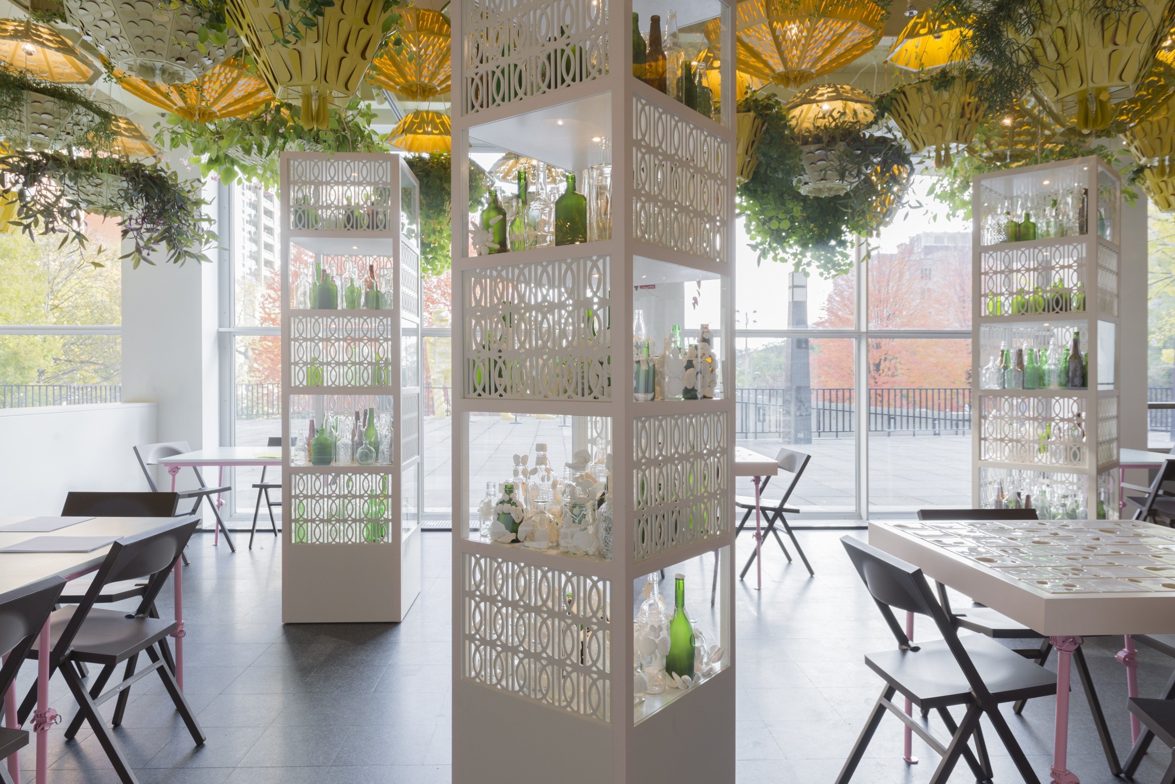 Installation view of&nbsp;24 Hours&nbsp;at The Commons, MCA Chicago&nbsp;