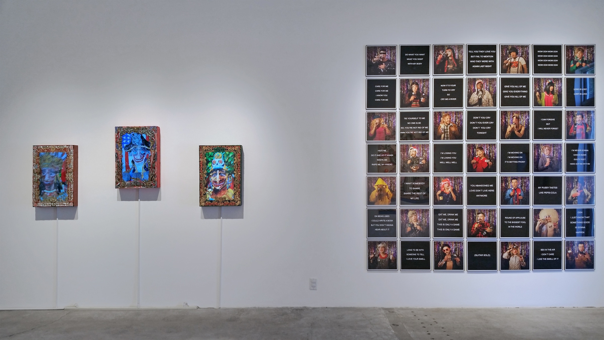 Installation View of HA! HA! BUSINESS!