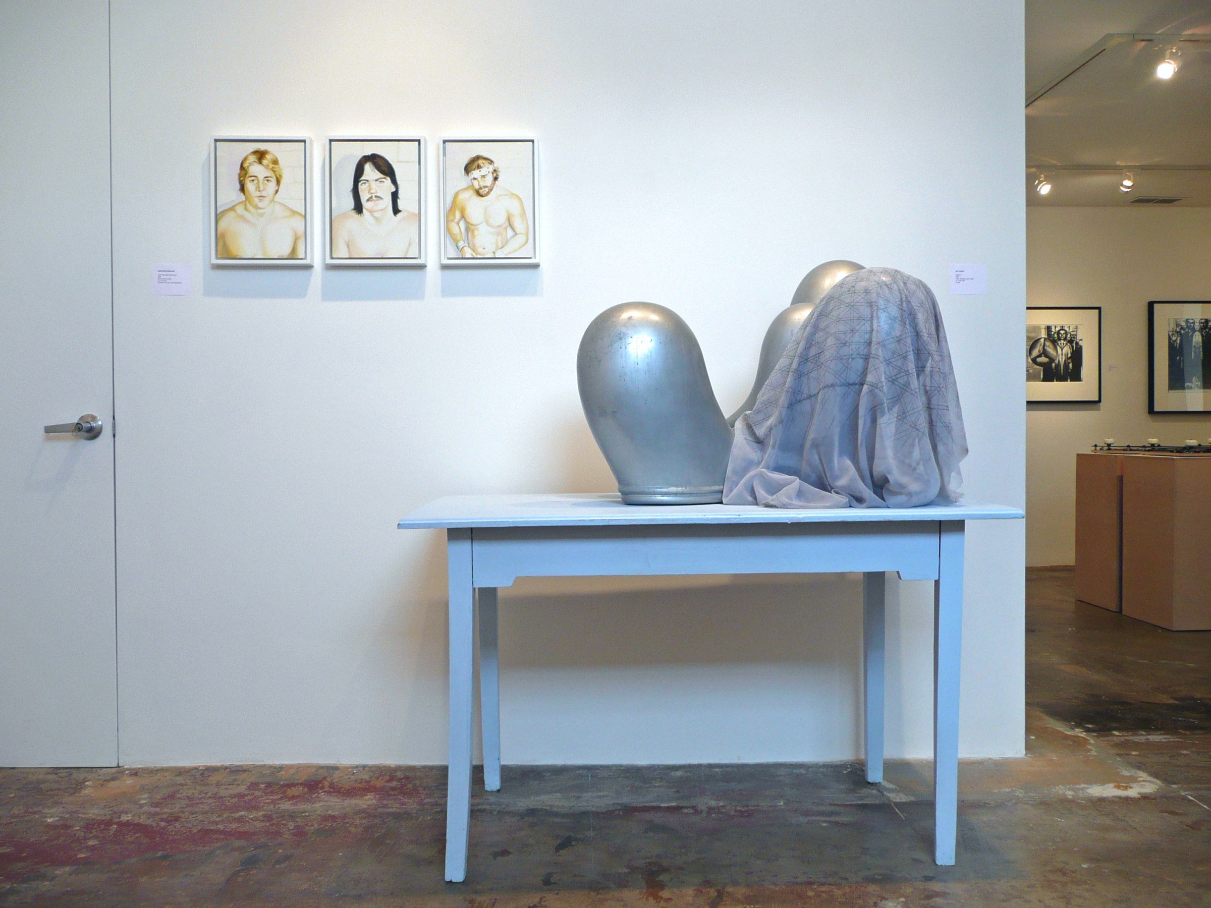 Installation View of COCKED! The Possessed Male: Object of Desire