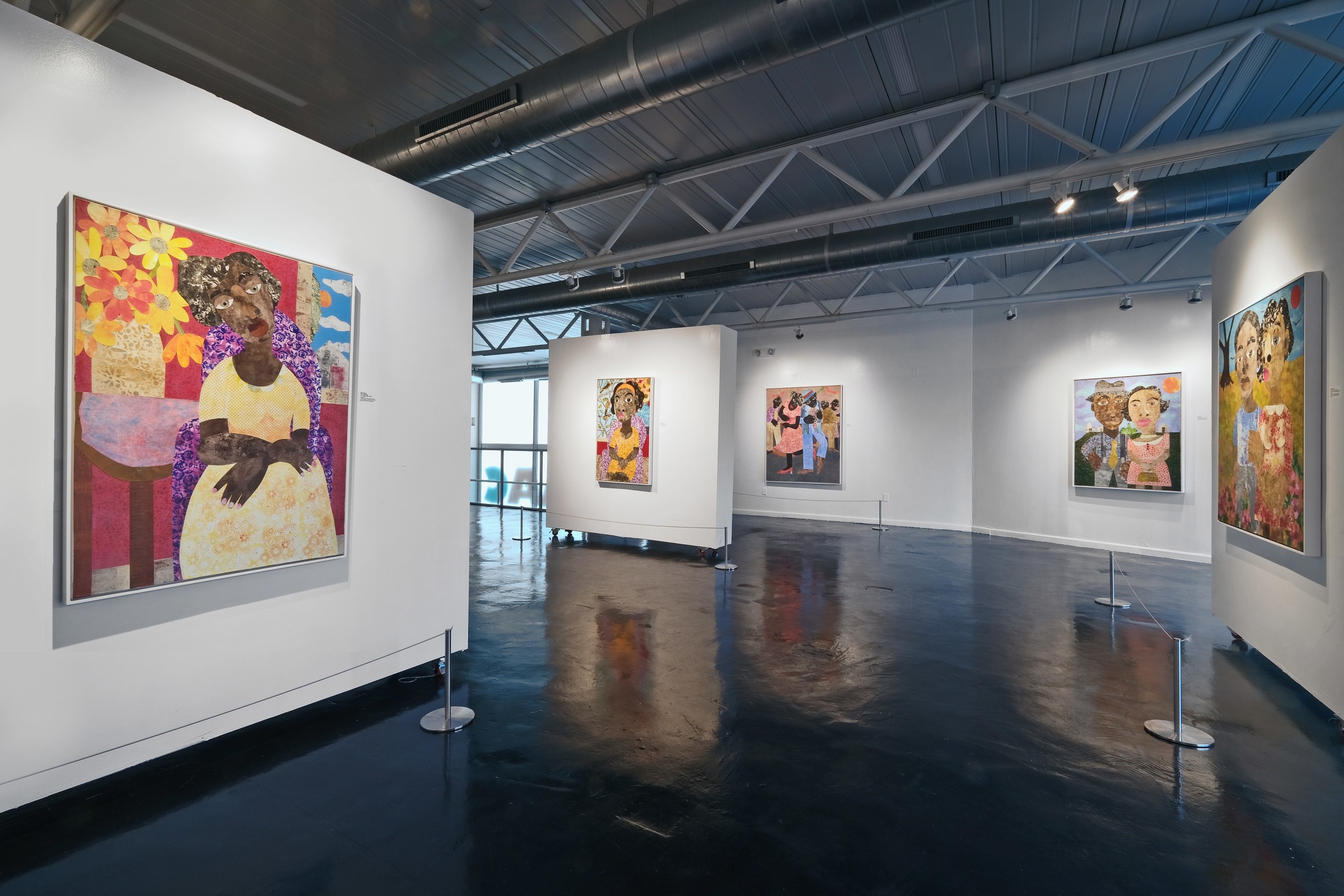 Installation view of&nbsp;Evita Tezeno: Out of Many, Houston Museum of African American Culture on view from April 28 - June 17, 2023