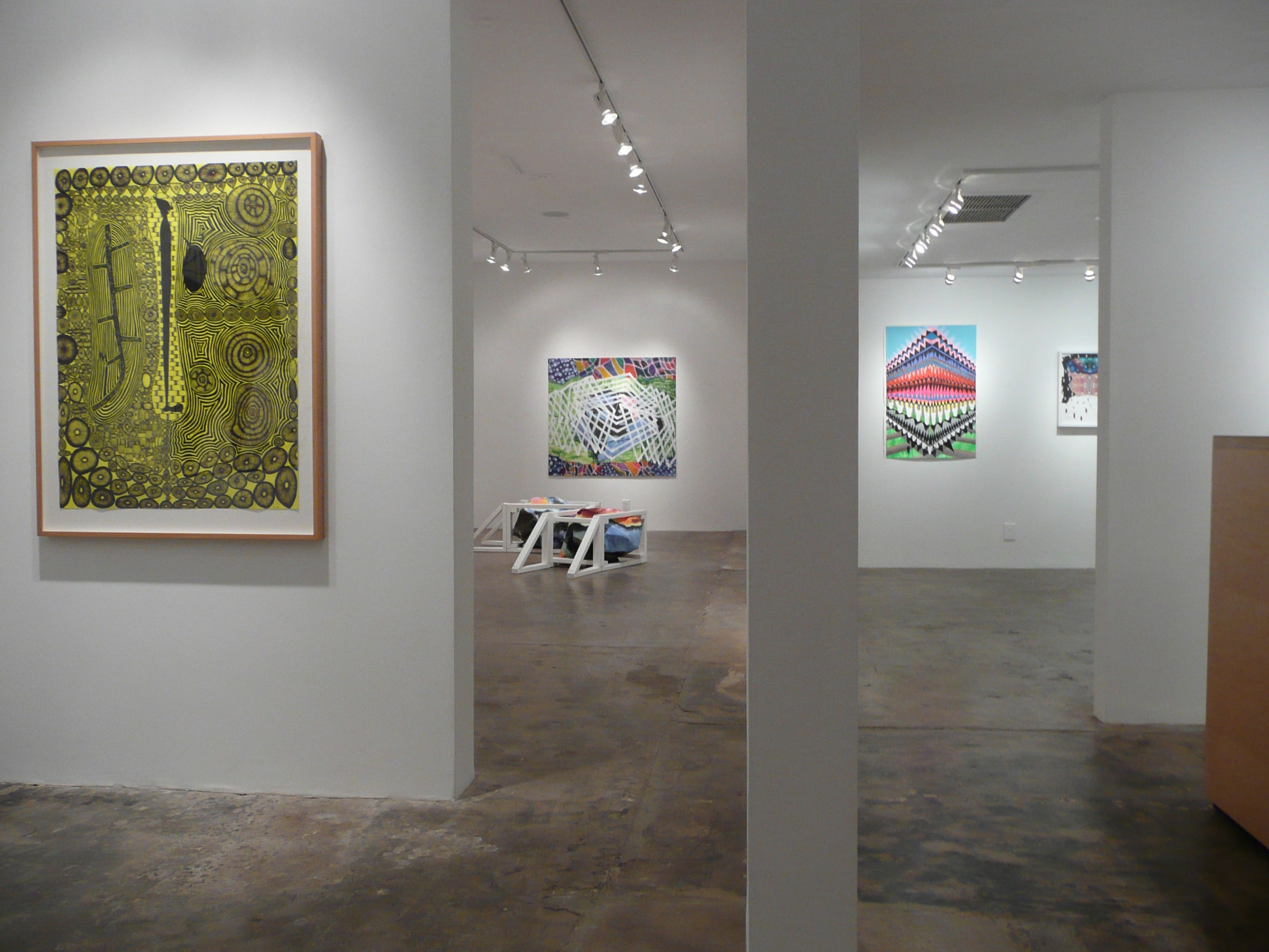 Installation View of Group Show: United States of Color vs. Grand Theft Auto