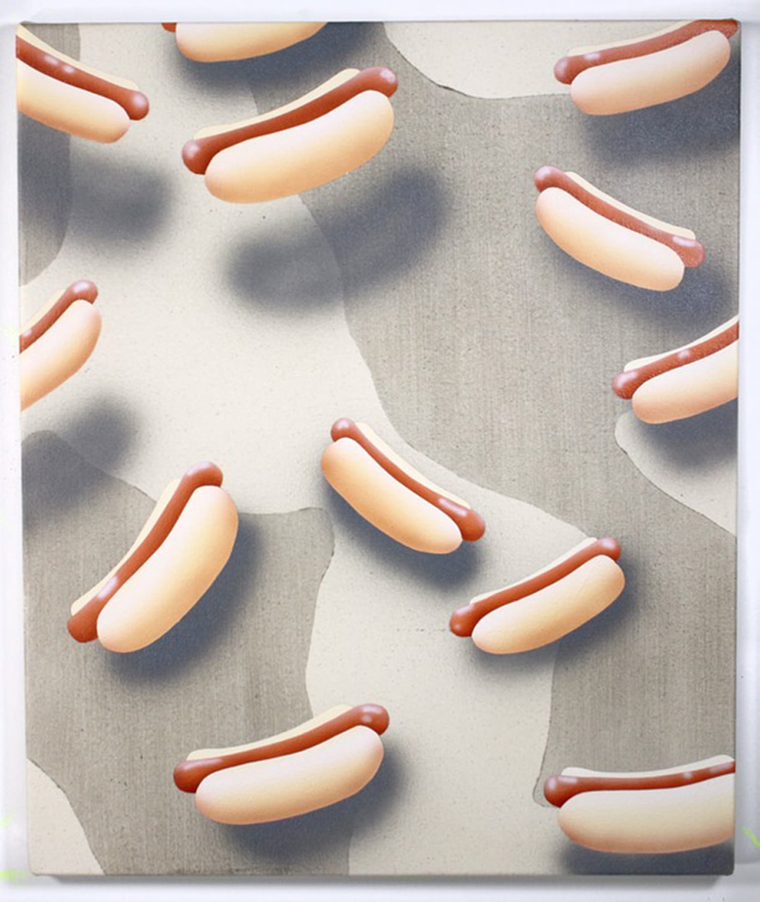 Josh Reames Dogs, 2014 Acrylic on Canvas  ​24 x 20 in.