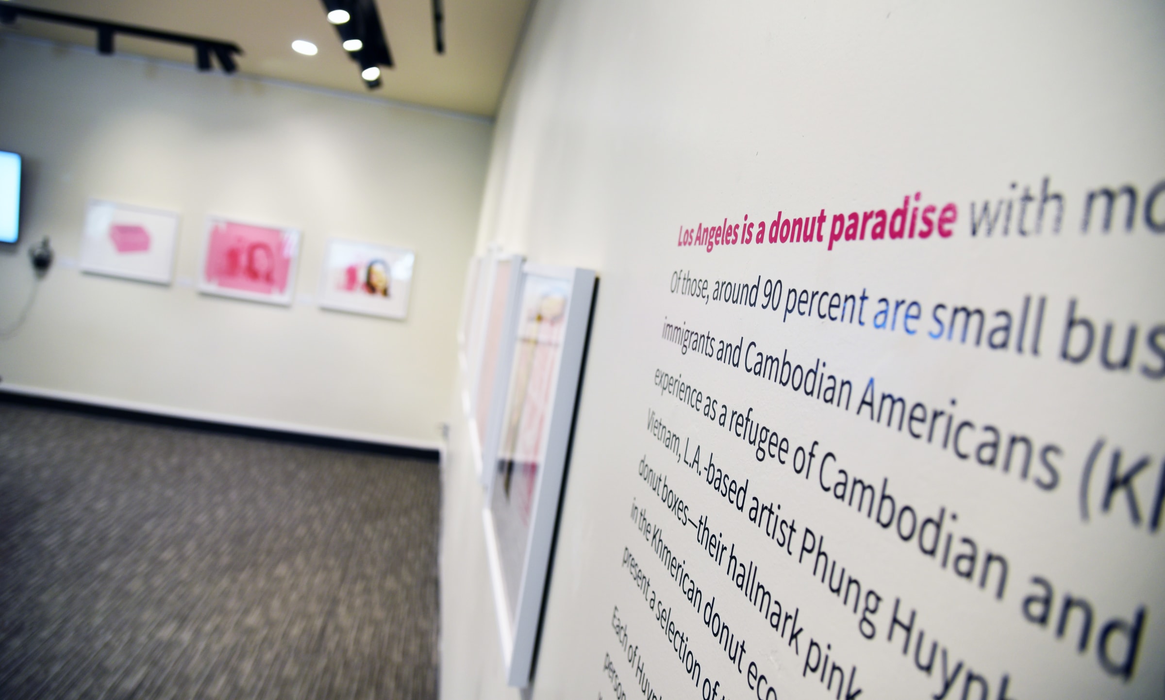 Installation view of&nbsp;Phung Huyng: Donut (W)hole, Pepperdine University: The Payson Library on view from May 2 - September 10, 2023