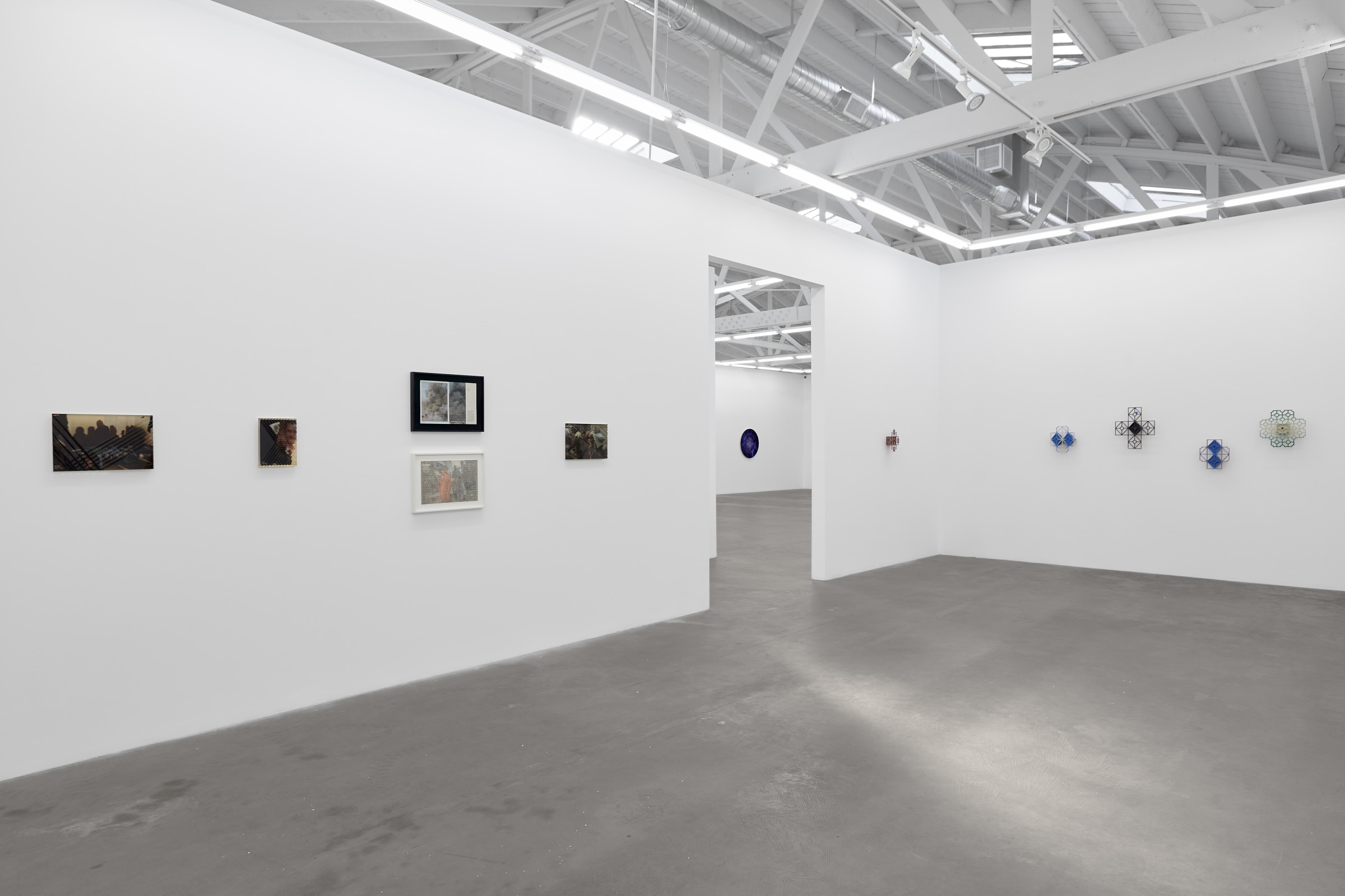 Installation view of&nbsp;CUT &ndash; Six Artists on the Edge, on view November 9 &ndash; December 21, 2024