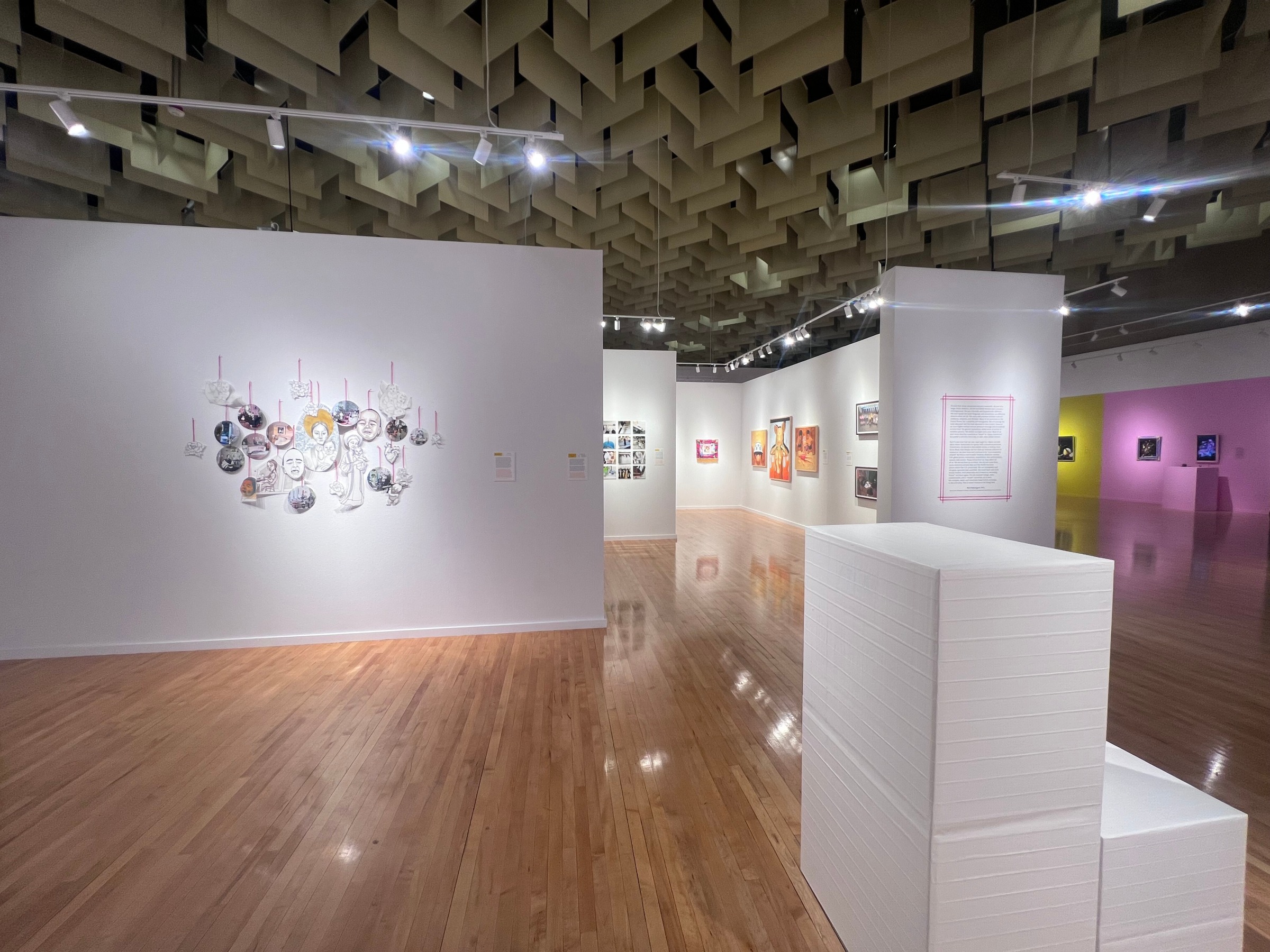 Installation view of Living Here,&nbsp;Marjorie Barrick Museum of Art, Las Vegas, NV
