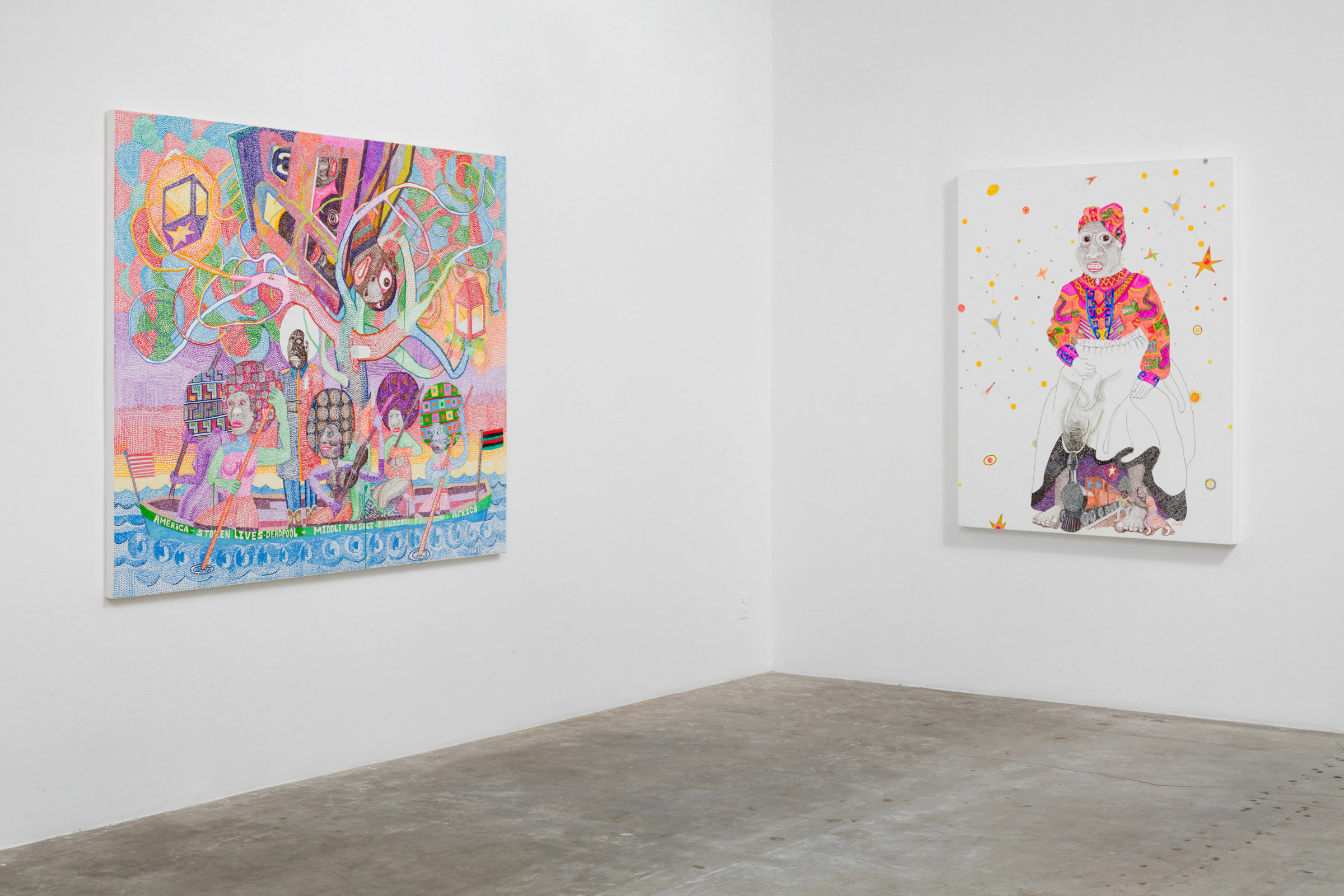 Installation View, Peter Williams: River of Styx