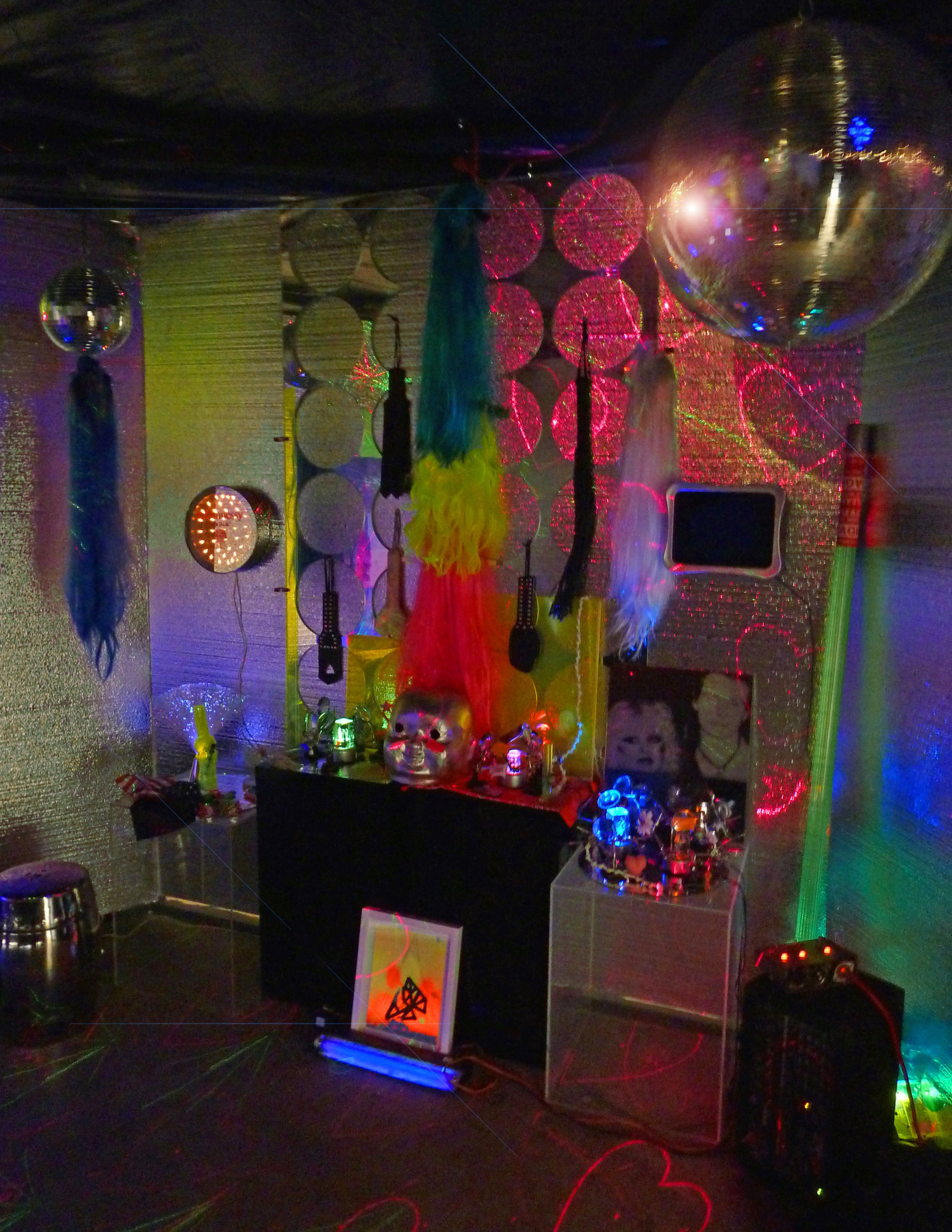 Installation View of Martin Durazo: Points of Entry  Interior of Box