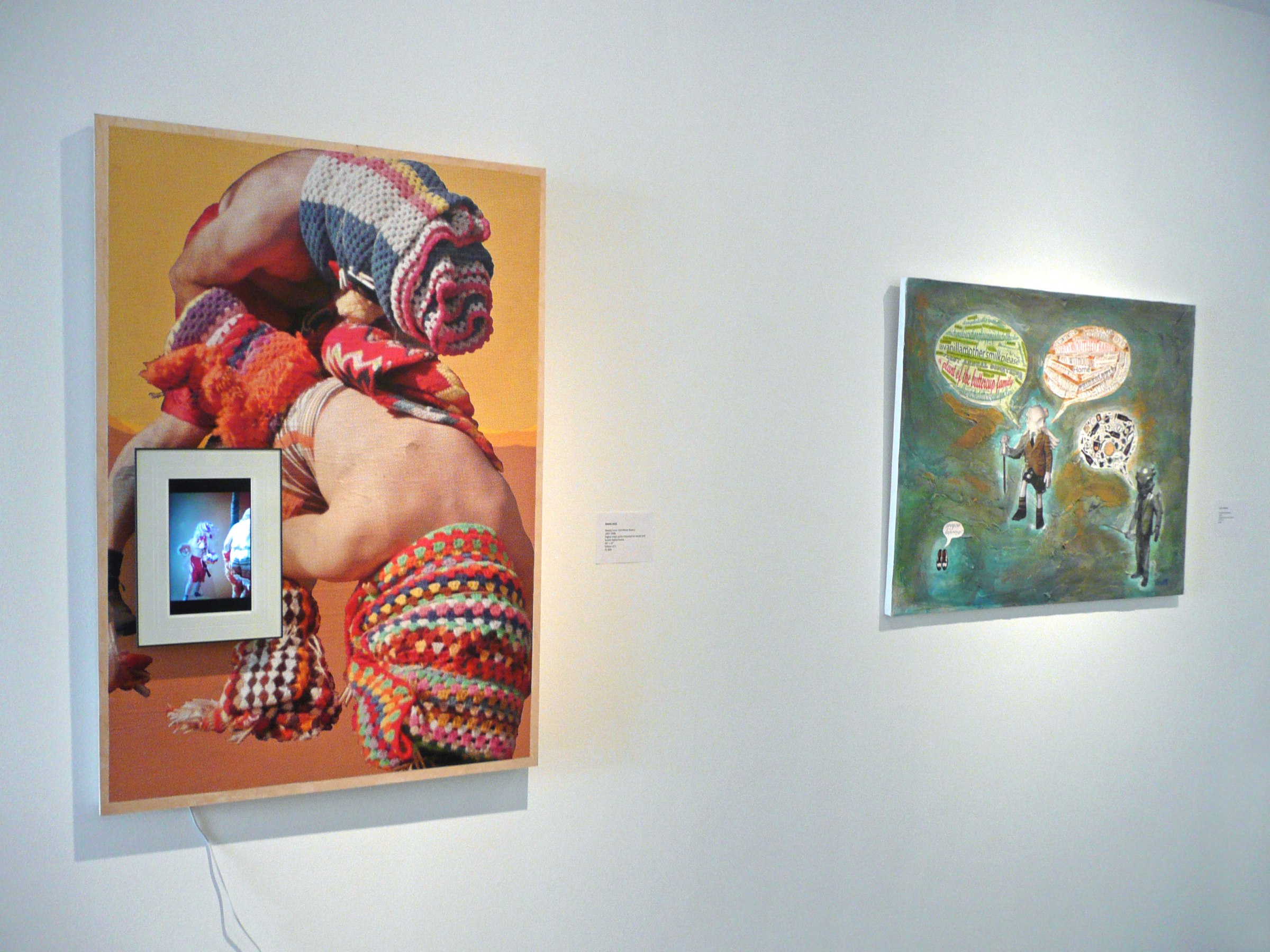 Installation View of COCKED! The Possessed Male: Object of Desire