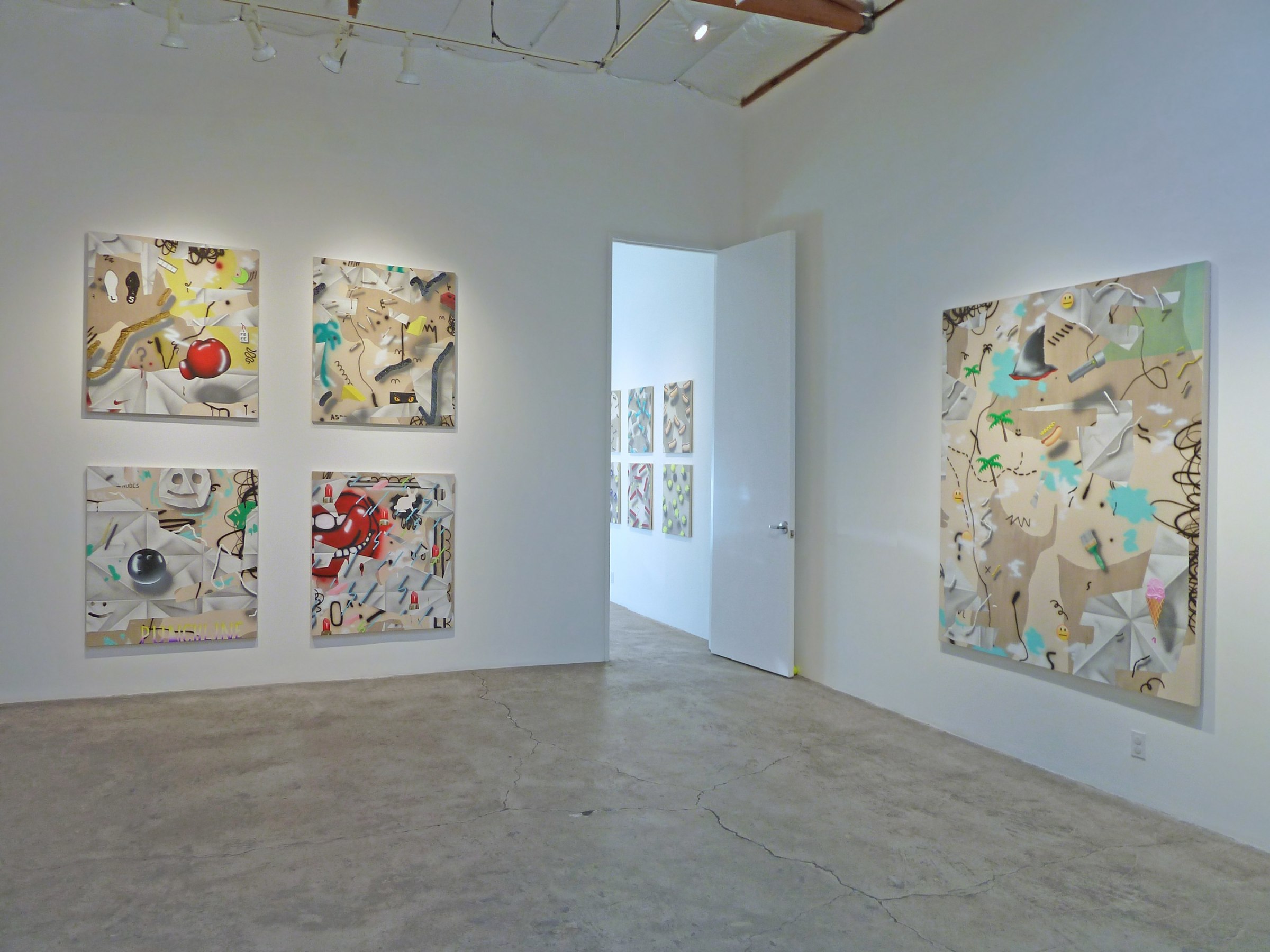 Installation View of Josh Reames: #PAINTING
