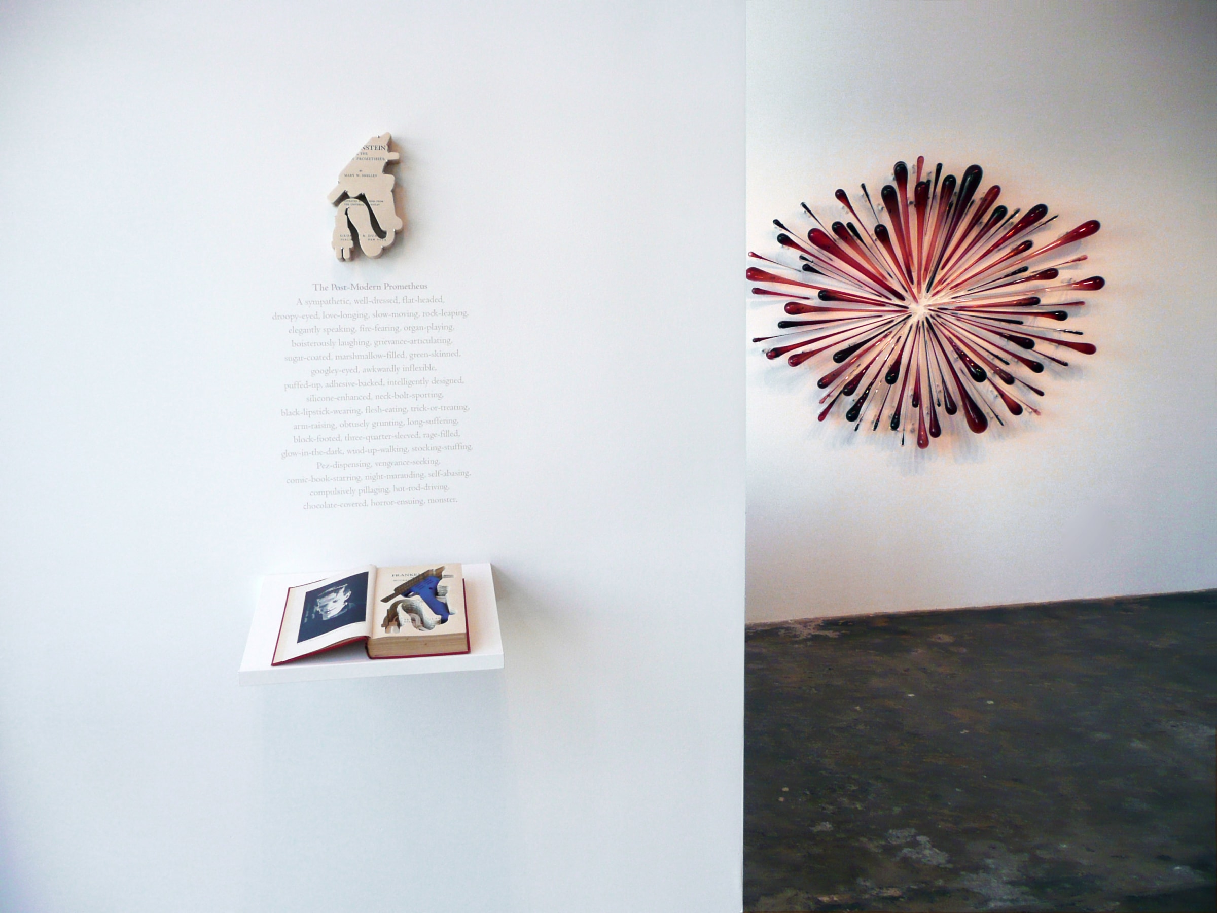 Installation View of David Adey: I've got a river of life flowing out of me