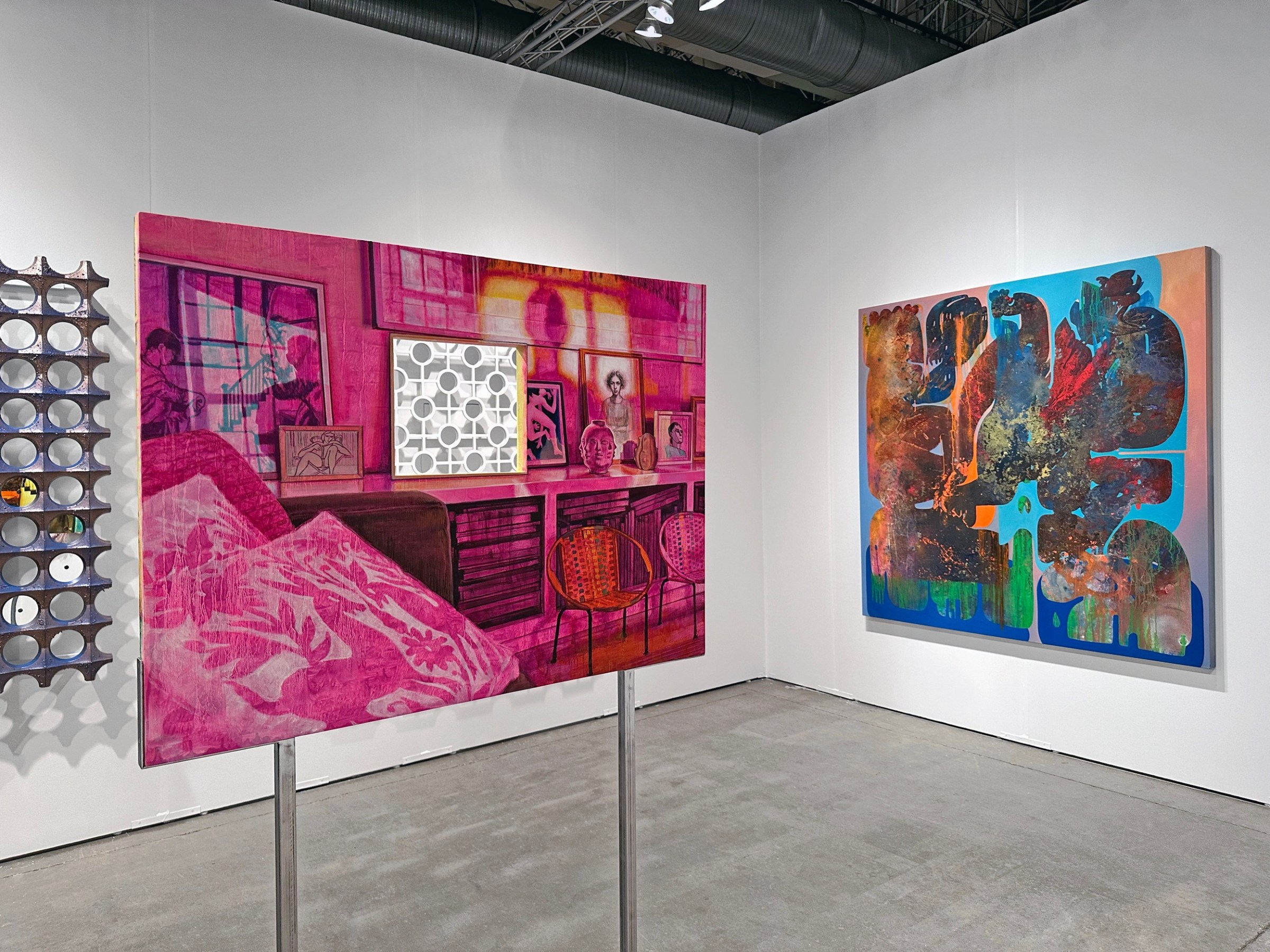 Installation view of Luis De Jesus Los Angeles at EXPO Chicago 2023