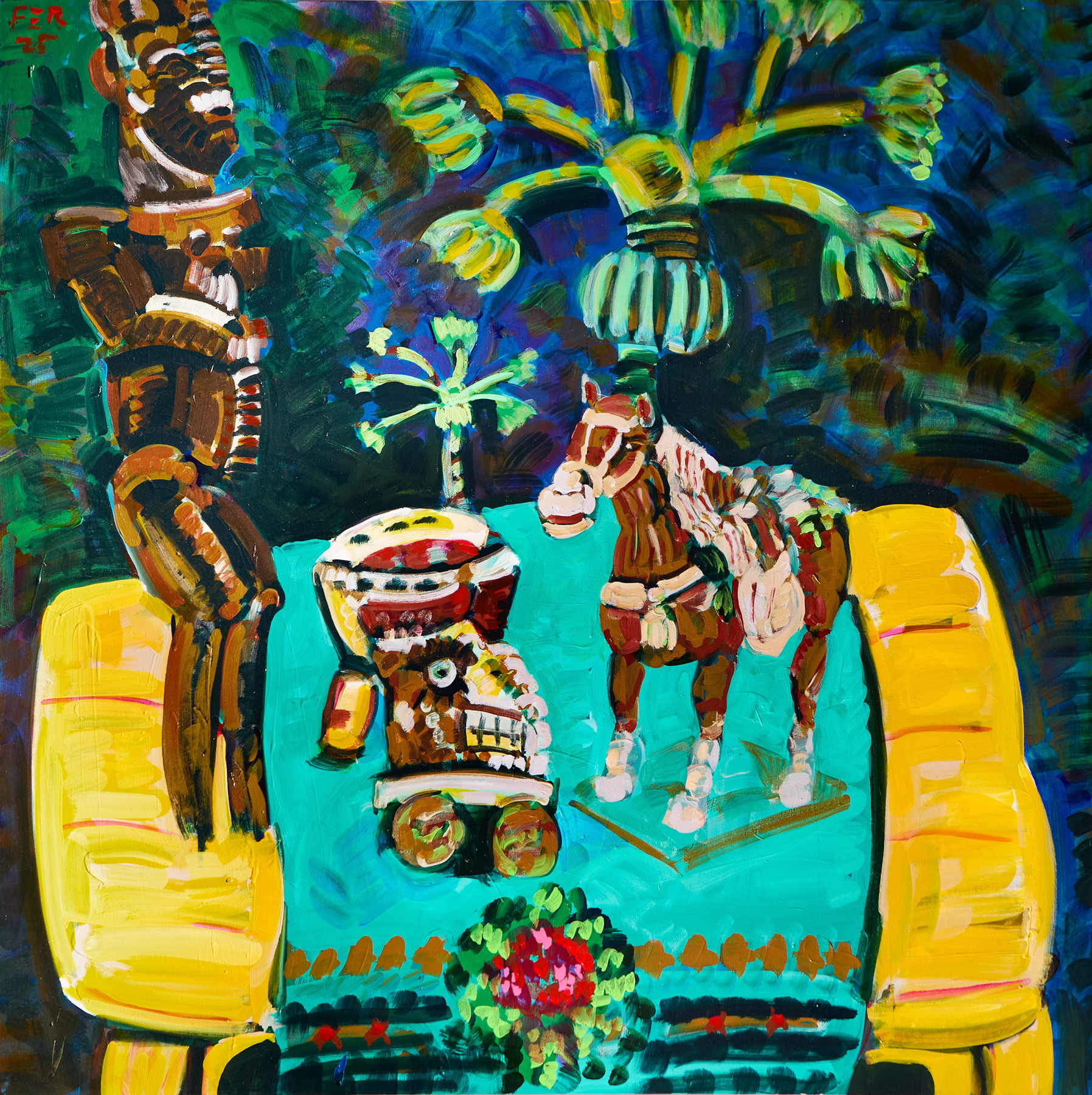 Frank Romero Yamachuco, Pingo y Africaine, 2025