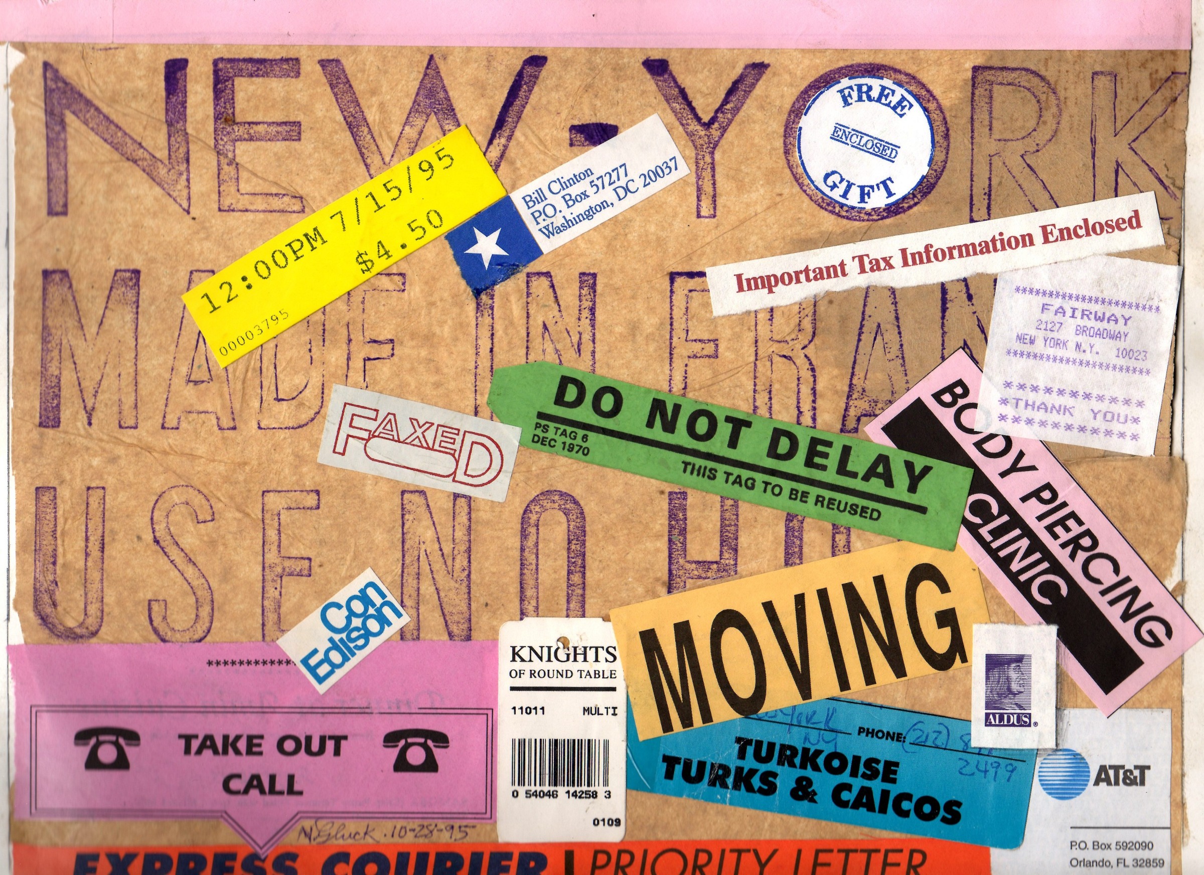 Nathan Gluck New York Made in France, October 28,1995