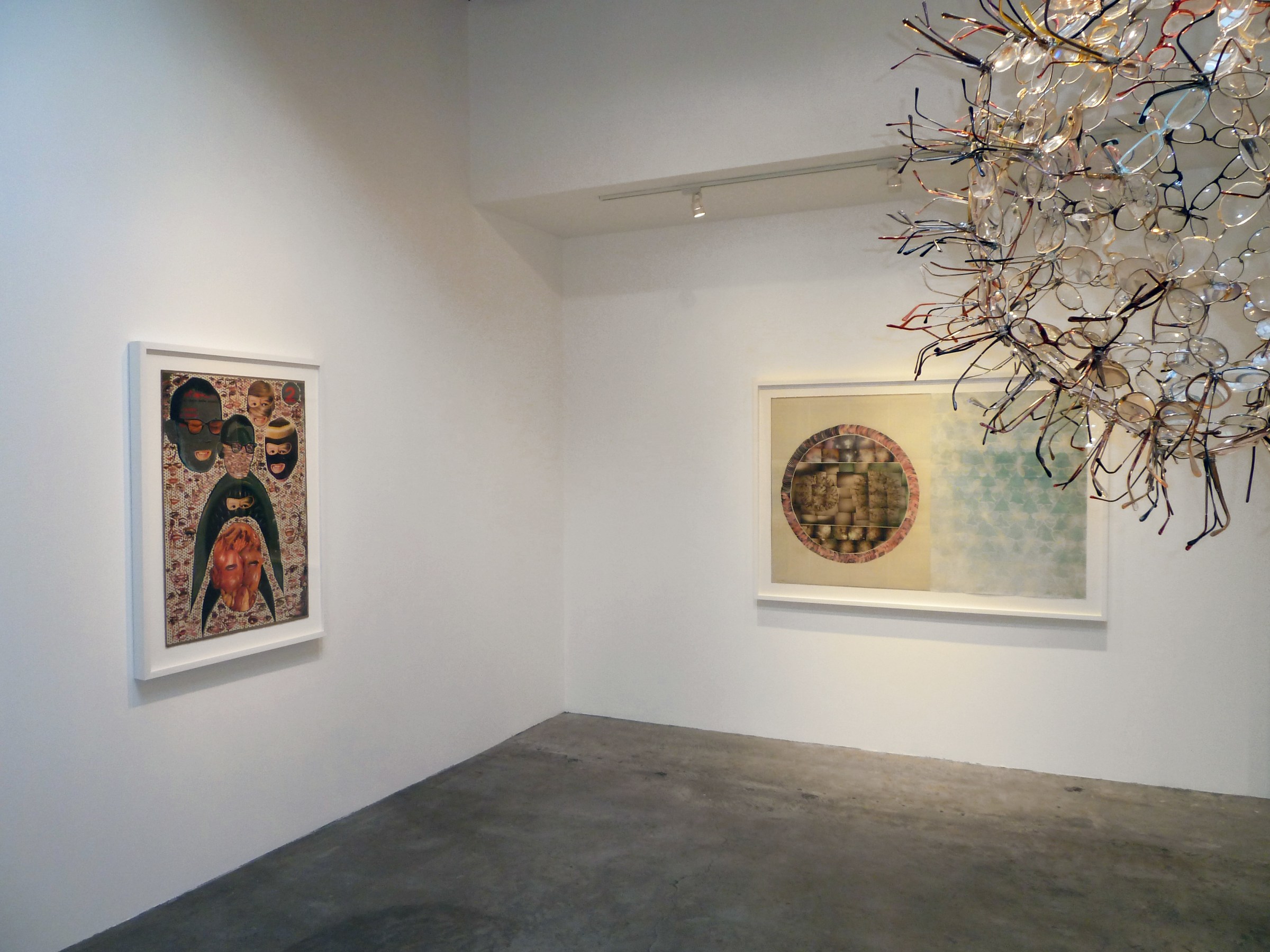 Installation View of Chris Lipomi and Jason Sherry: Works on Paper and Sculpture