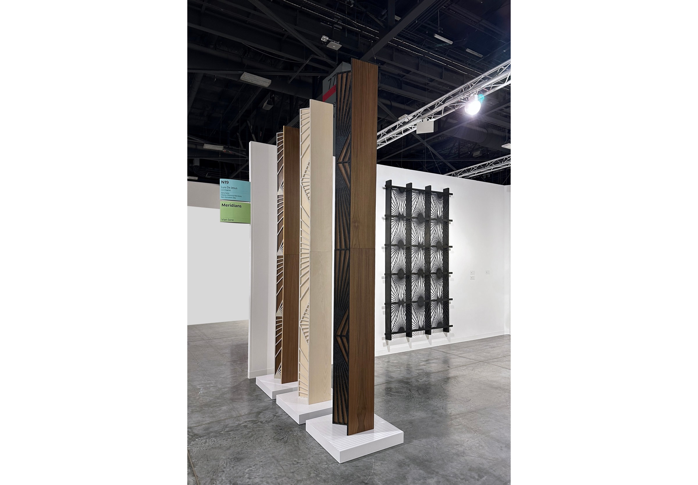 Installation view of Art Basel Miami Beach, Nova Sector, N19, on view from&nbsp;December 8-10, 2023