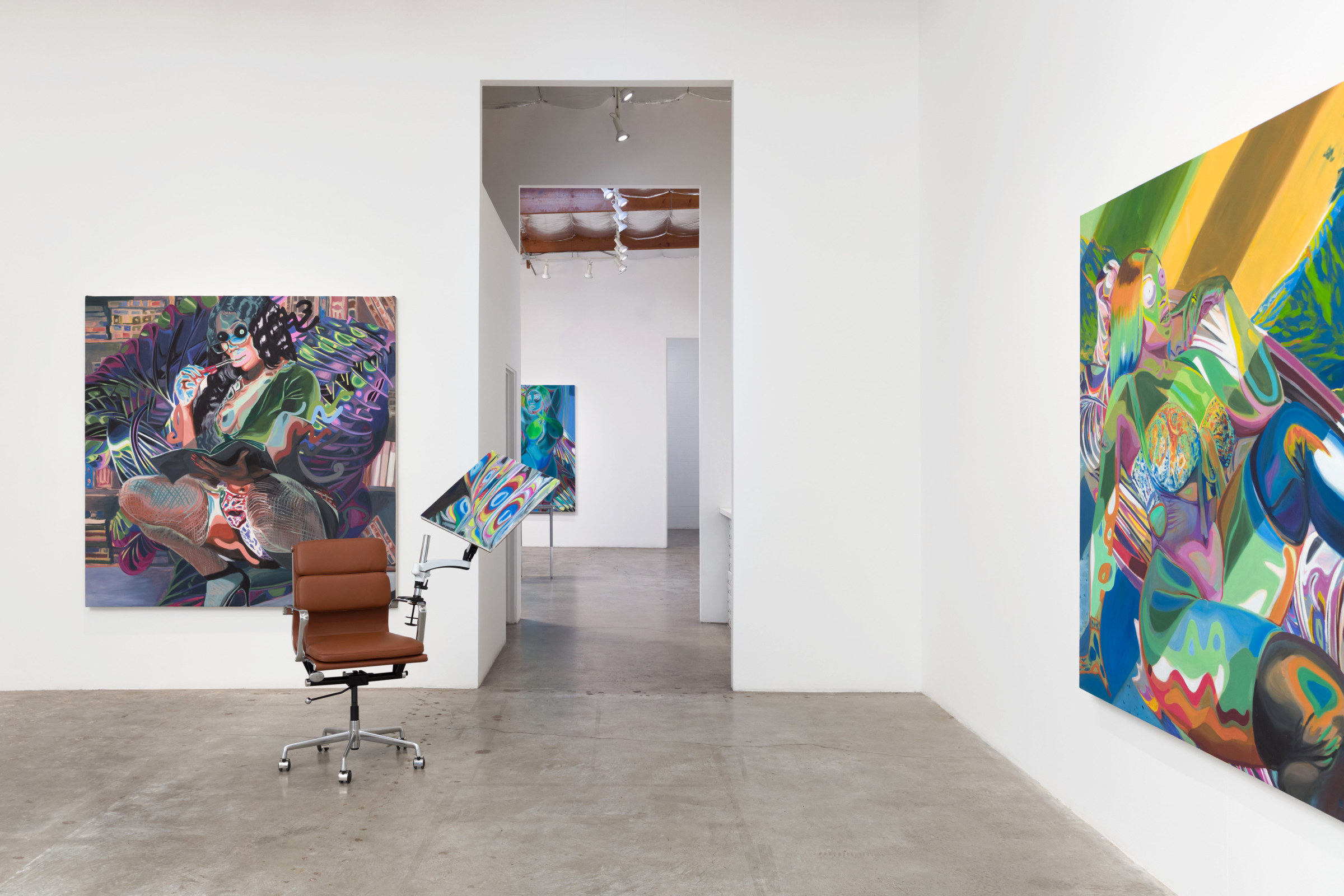 Installation View of Caitlin Cherry: Threadripper