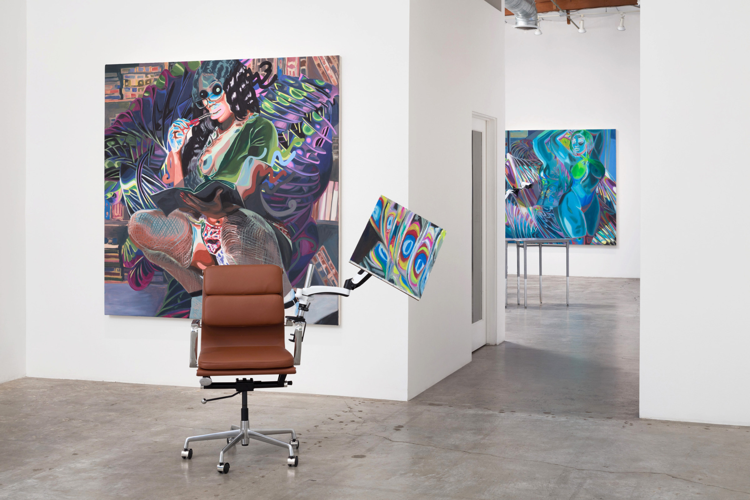 Installation View of Caitlin Cherry: Threadripper