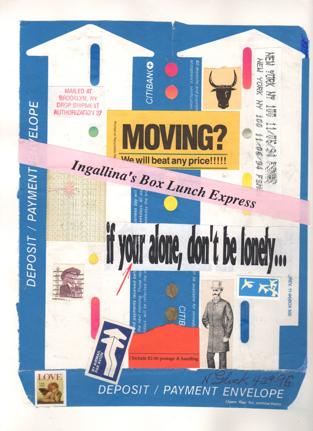 Nathan Gluck Ingallina&#039;s Box Lunch, April 4, 1996