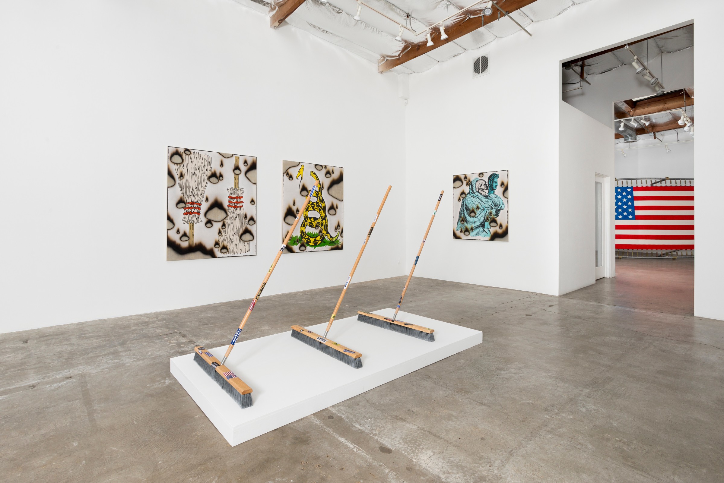 Installation View of Josh Reames: Don't Cross Streams While Trading Horses