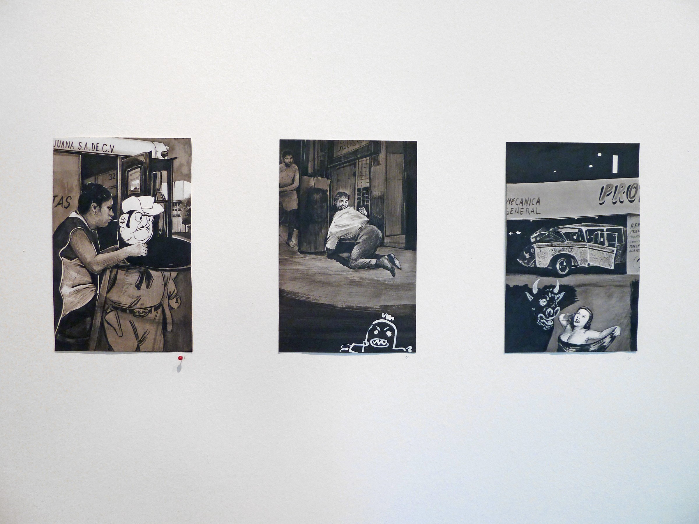 Installation View of Hugo Crosthwaite: Tijuanerias