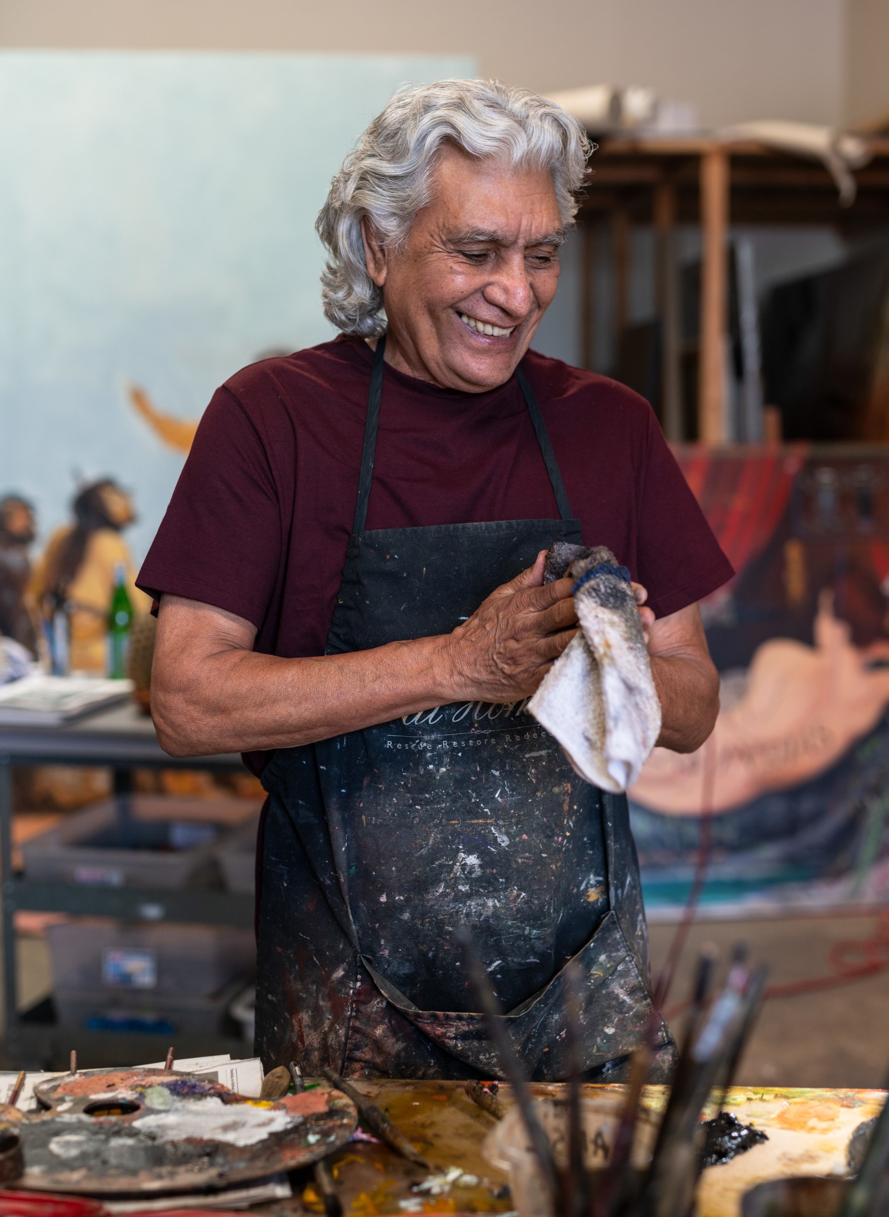 Raul Guerrero at his studio in National City, California,&amp;nbsp;2021
&amp;nbsp;