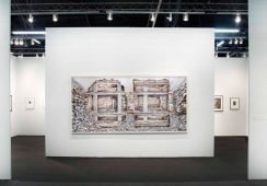 The Photography Show by AIPAD 2018 : Trine Sondergaard, Dorothea Lange, Gerhard Richter, Penelope Umbrico, Brea Souders, Keith Smith, Frank Paulin, Sigmar Polke, Paul Strand, Henri Cartier-Bresson | installation image | Bruce Silverstein Gallery