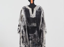 Huguette Caland, Untitled painting smock, 1980, Mixed media on fabric