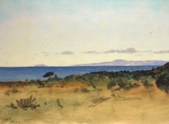 LOCKWOOD DE FOREST (1850-1932), Santa Barbara's Channel Islands - Deep Blue Pacific, Feb 1917