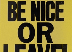 A Selection of AMOS KENNEDY Letterpress Broadsides