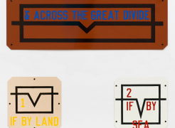 Lawrence Weiner, & Across the Great Divide
