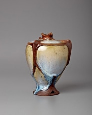 Faux Bronze Mount Vase