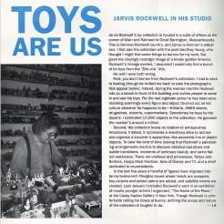 TOYS ARE US: JARVIS ROCKWELL IN HIS STUDIO