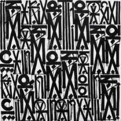 Retna Piece from Figurative Abstractions at Hg Contemporary art gallery in Chelsea
