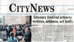 Literary fesitval attracts writers, artistes, art buffs by Meeran Karim