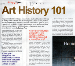 Art History 101 by Salman Toor