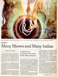 Many Shows and Many Indias by Holland Cotter