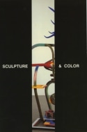 'Sculpture & Color Part I' 1989 Exhibition Announcement picturing a detail of Robert Hudson's “Blue Antler, Red Wrench, Radiator,” 1987