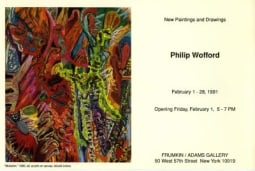 Philip Wofford February 1991 Exhibition Announcement